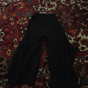 Black linen pants. Large but size runs a bit small
